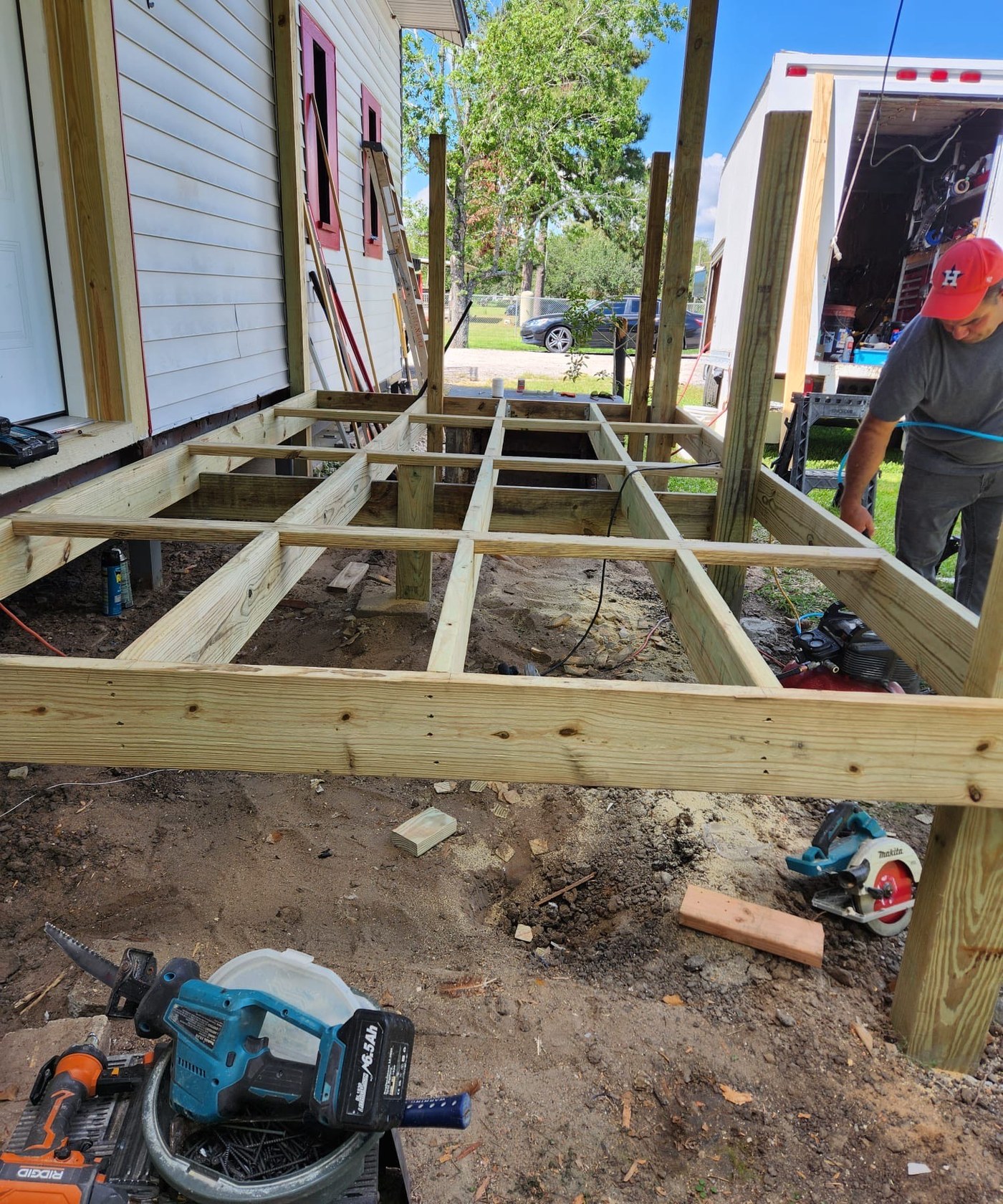 Porch framing